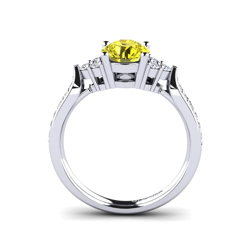 Yellow Diamond Engagement Ring Cassidy 1.0 crt