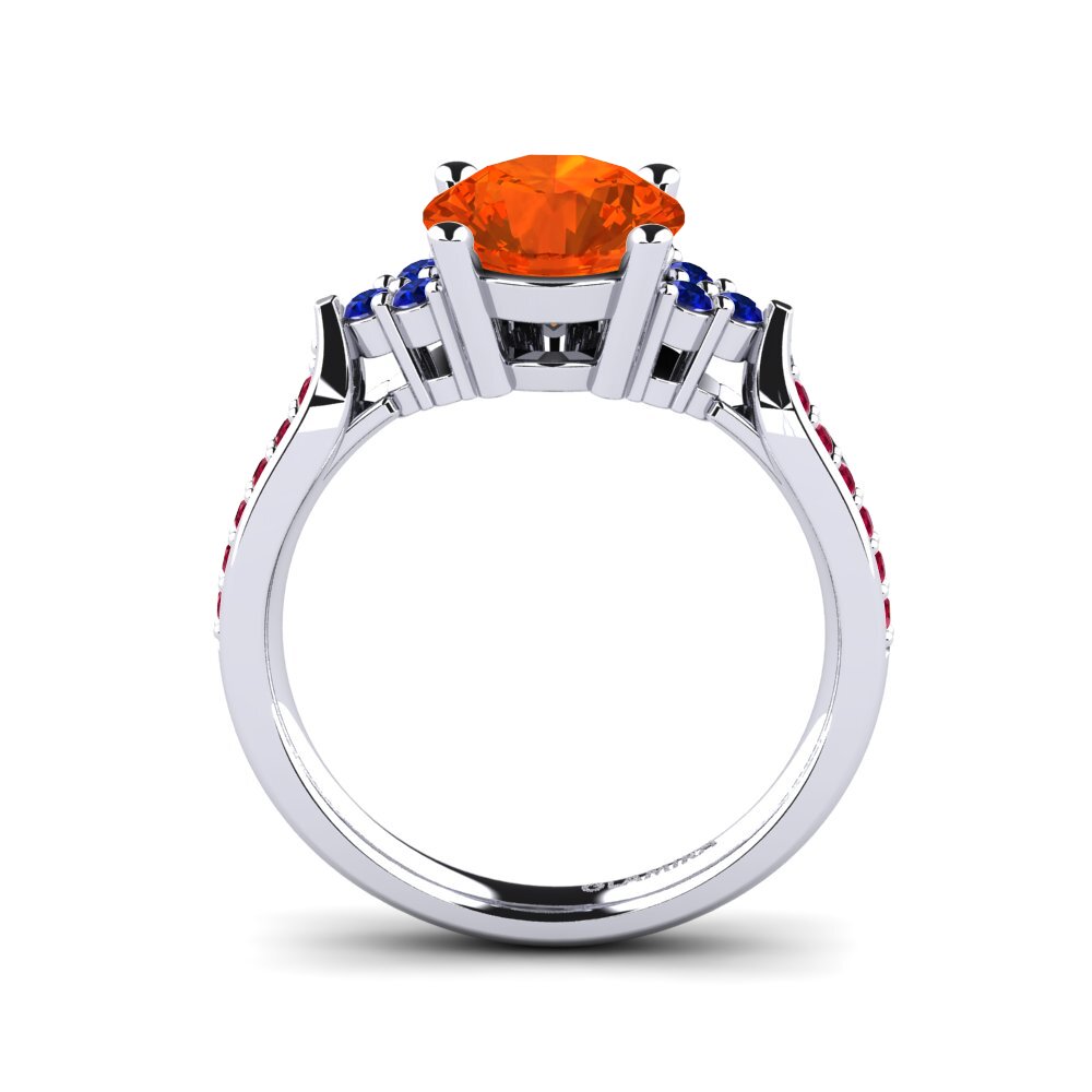 Fire Opal Engagement Ring Cassidy 2.0 crt