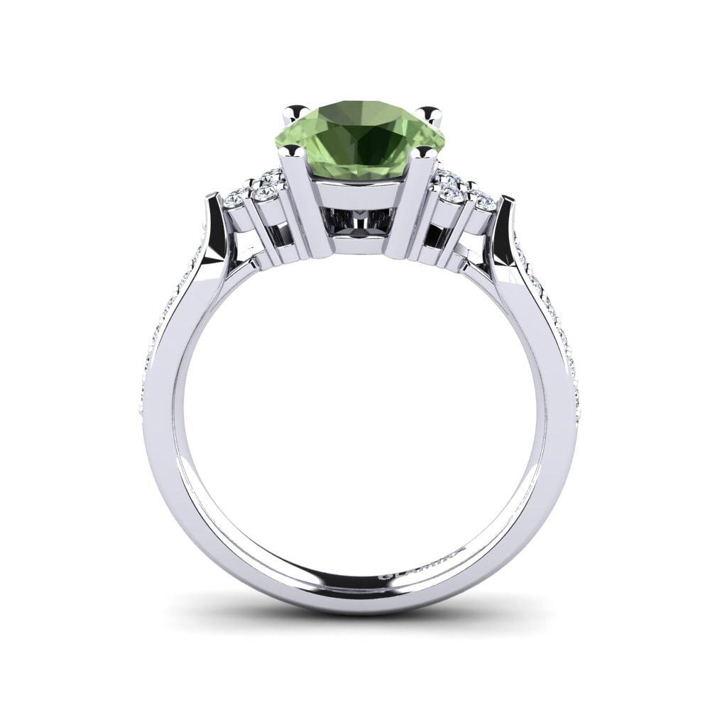 Green Sapphire Engagement Ring Cassidy 2.0 crt