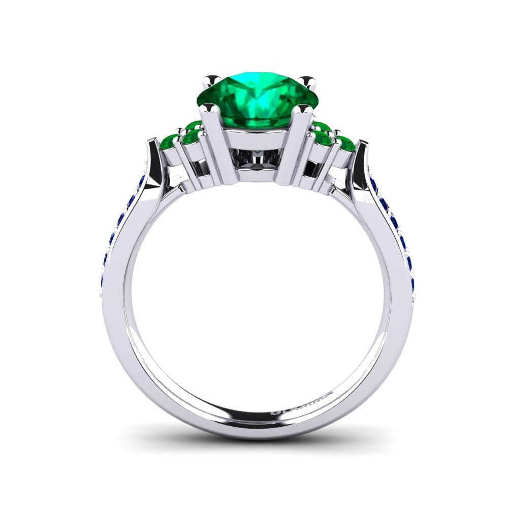 Emerald (Lab Created) Engagement Ring Cassidy 2.0 crt