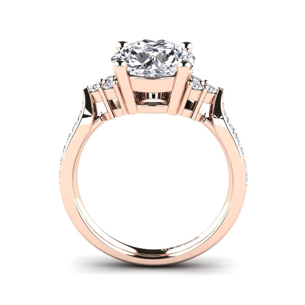 Rotgold 750 Verlobungsringe Cassidy 3.0 crt