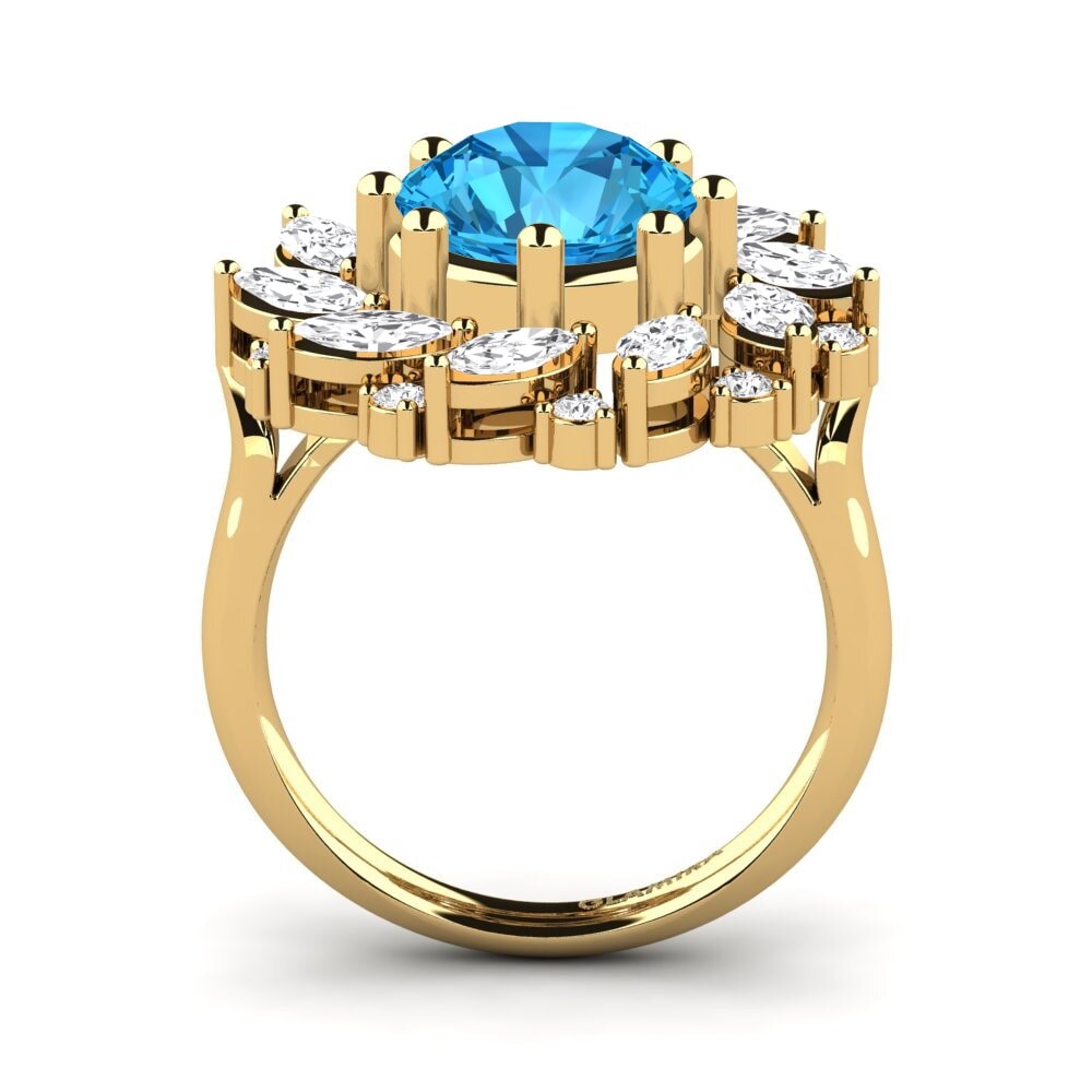 18ct Yellow Gold Engagement Ring Cassine