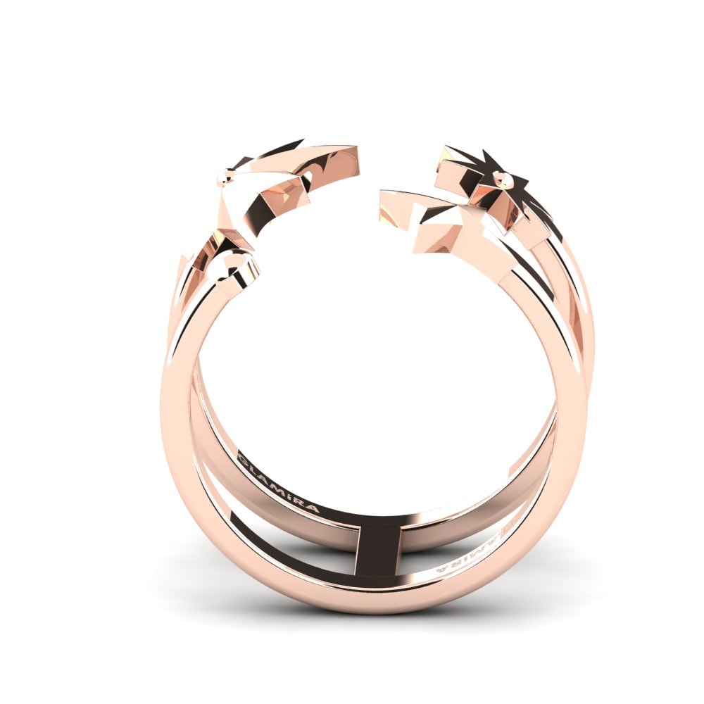 9k Oro Rosa Anillo Cassiopeia