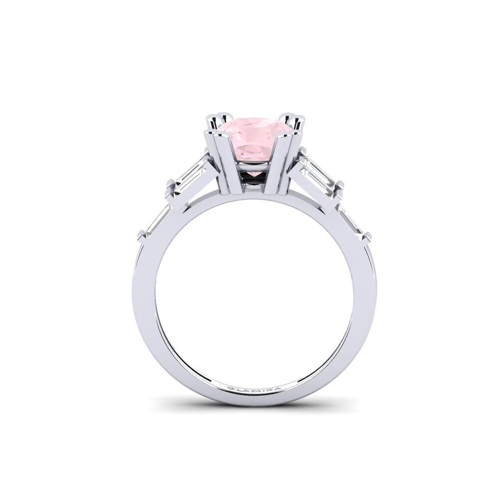 Rose Quartz Engagement Ring Castres