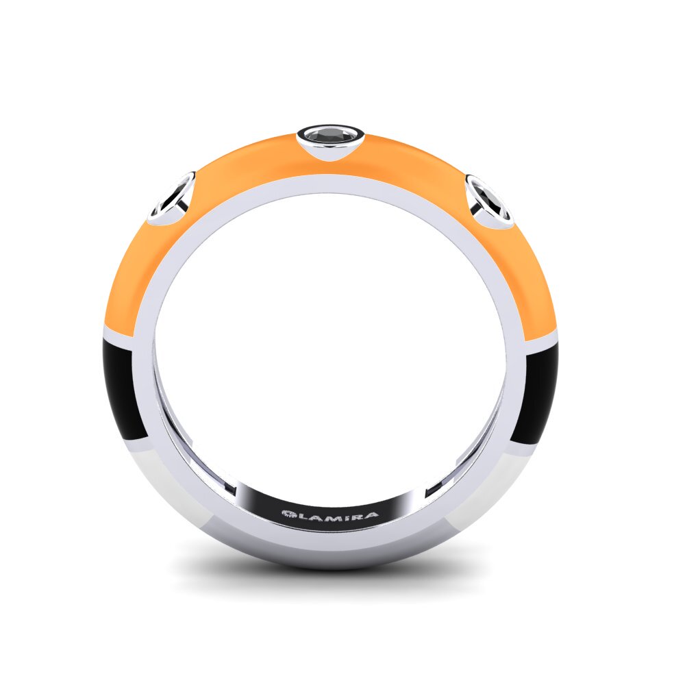 Schwarzer Onyx Ring Catena