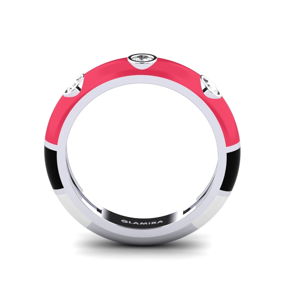 Weißer Saphir Ring Catena