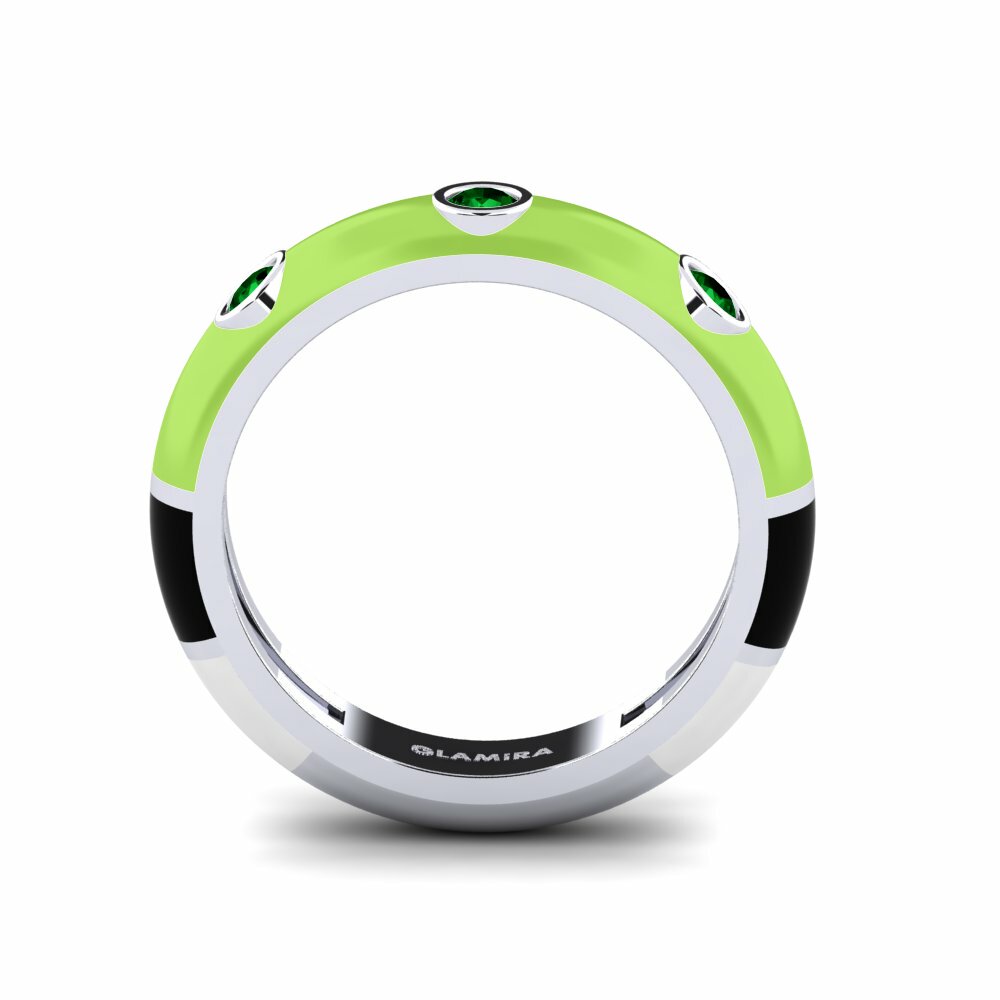 Zircone Vert Bague Catena