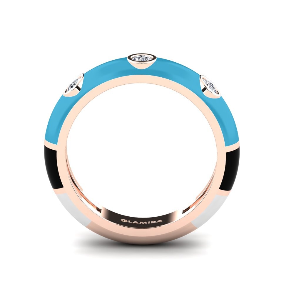 Rotgold 375 Ring Catena