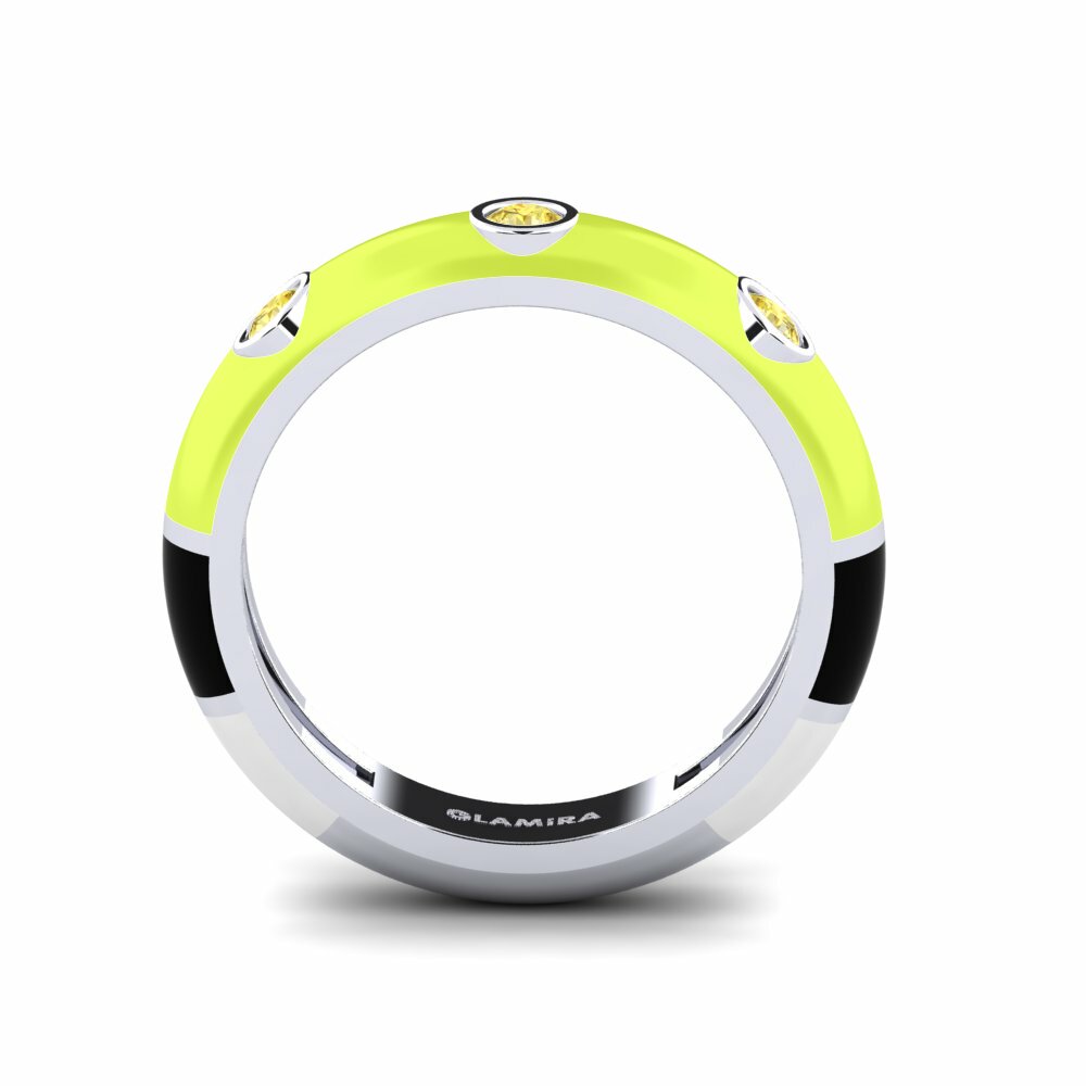 Saphir Jaune Bague Catena