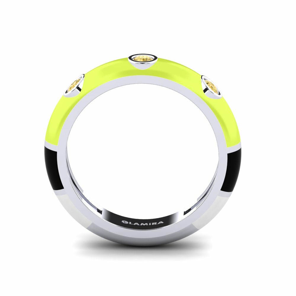 Diamant Jaune Bague Catena
