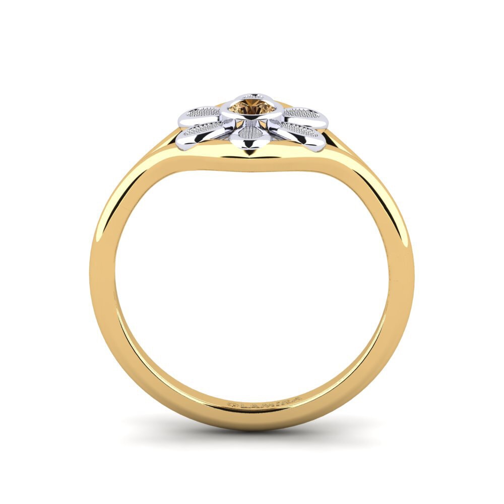 Brauner Diamant Ringe Causereyt