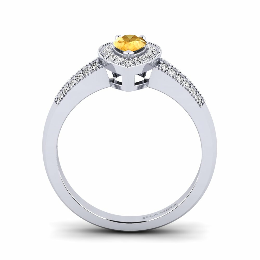 Citrine Engagement Ring Cecilia