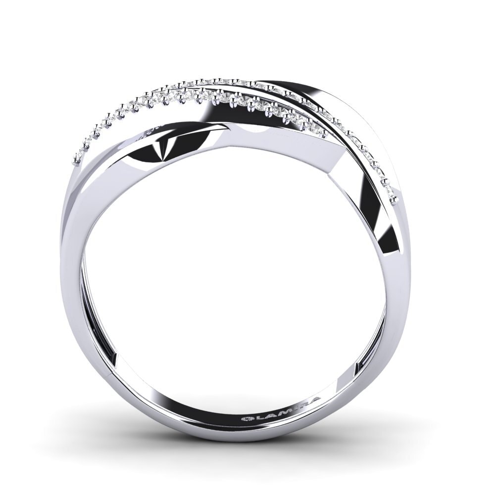 diamante-safira Anel Cedille