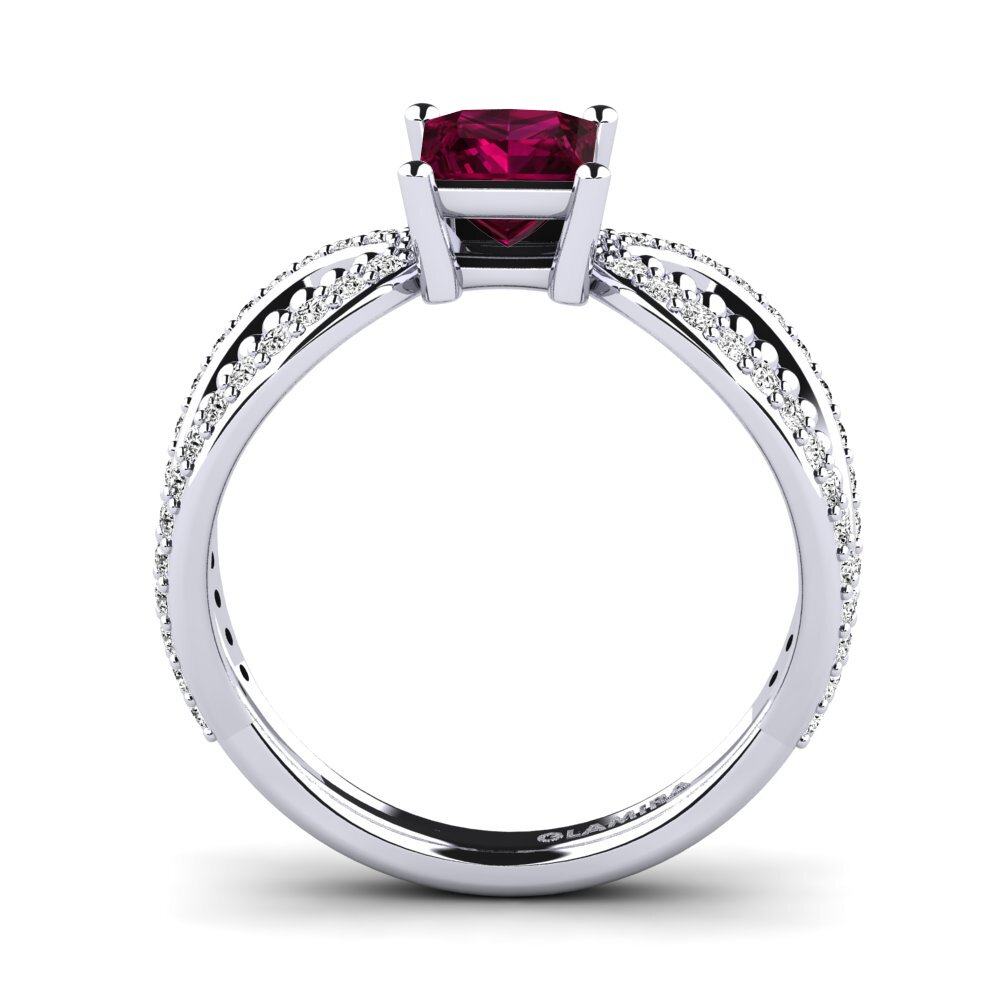 Rhodolite Garnet Women's Ring Ceise