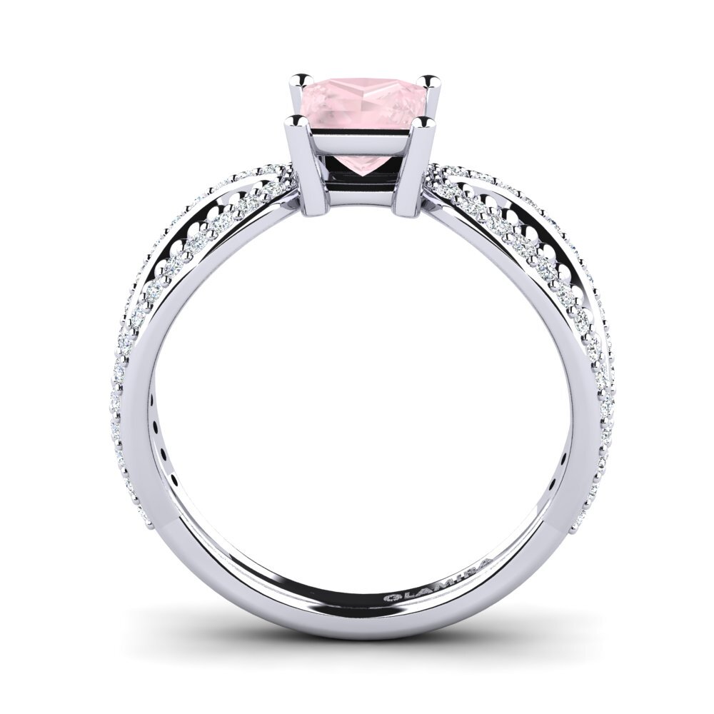 Rose Quartz Women's Ring Ceise
