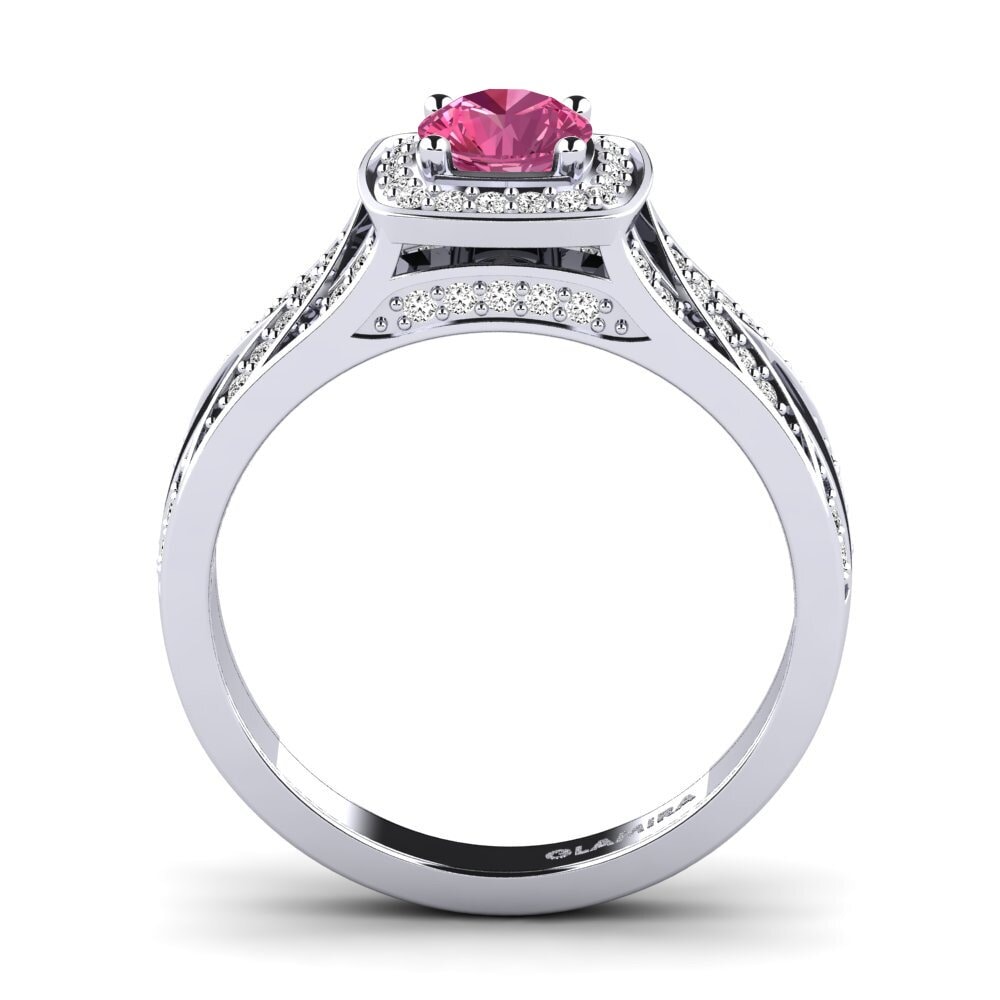 Pink Tourmaline Engagement Ring Celesse