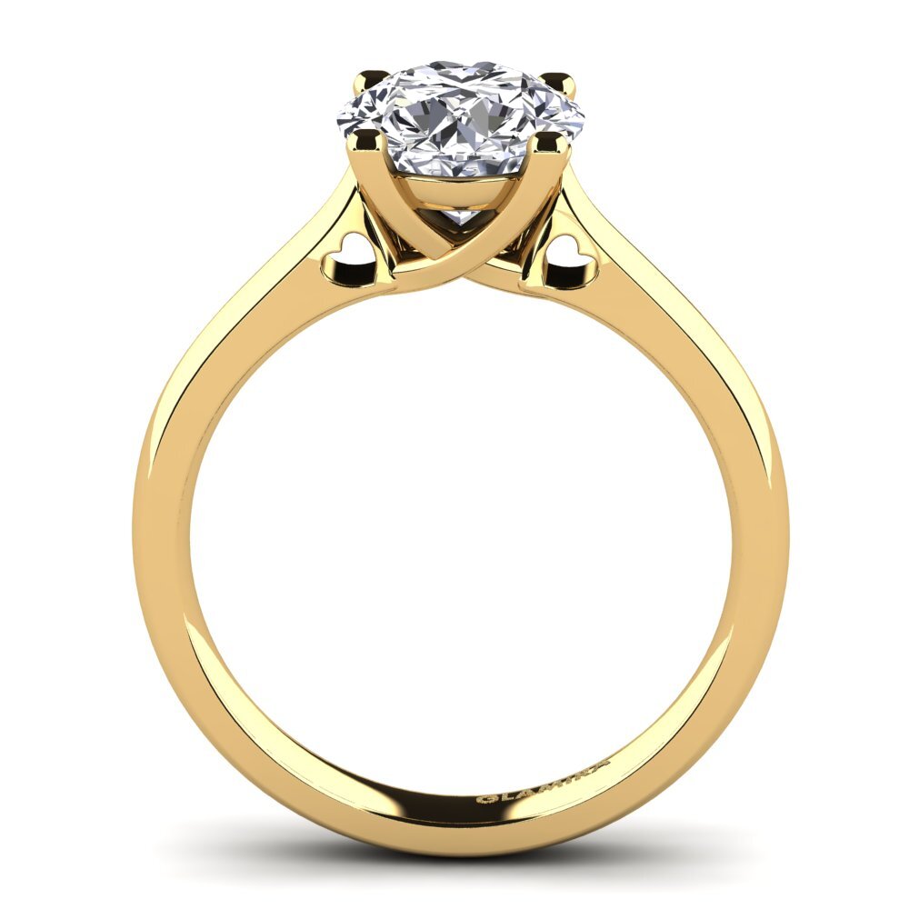 Round Engagement Ring Céline 2.0 crt