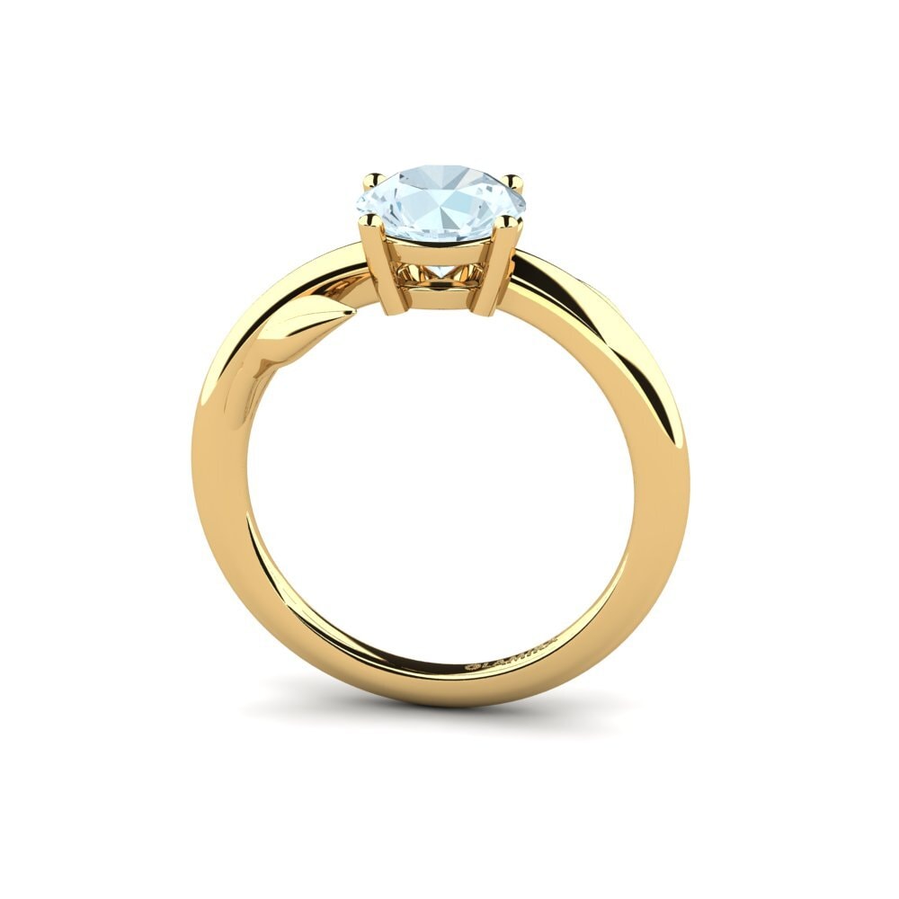 Aquamarine Engagement Ring Cemynds - Round