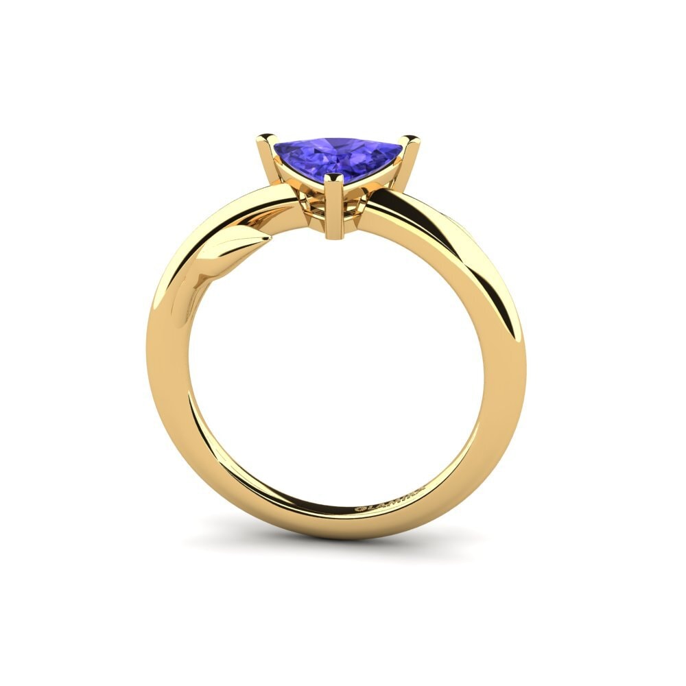 Trillion Tanzanite Engagement Ring Cemynds - Trillion