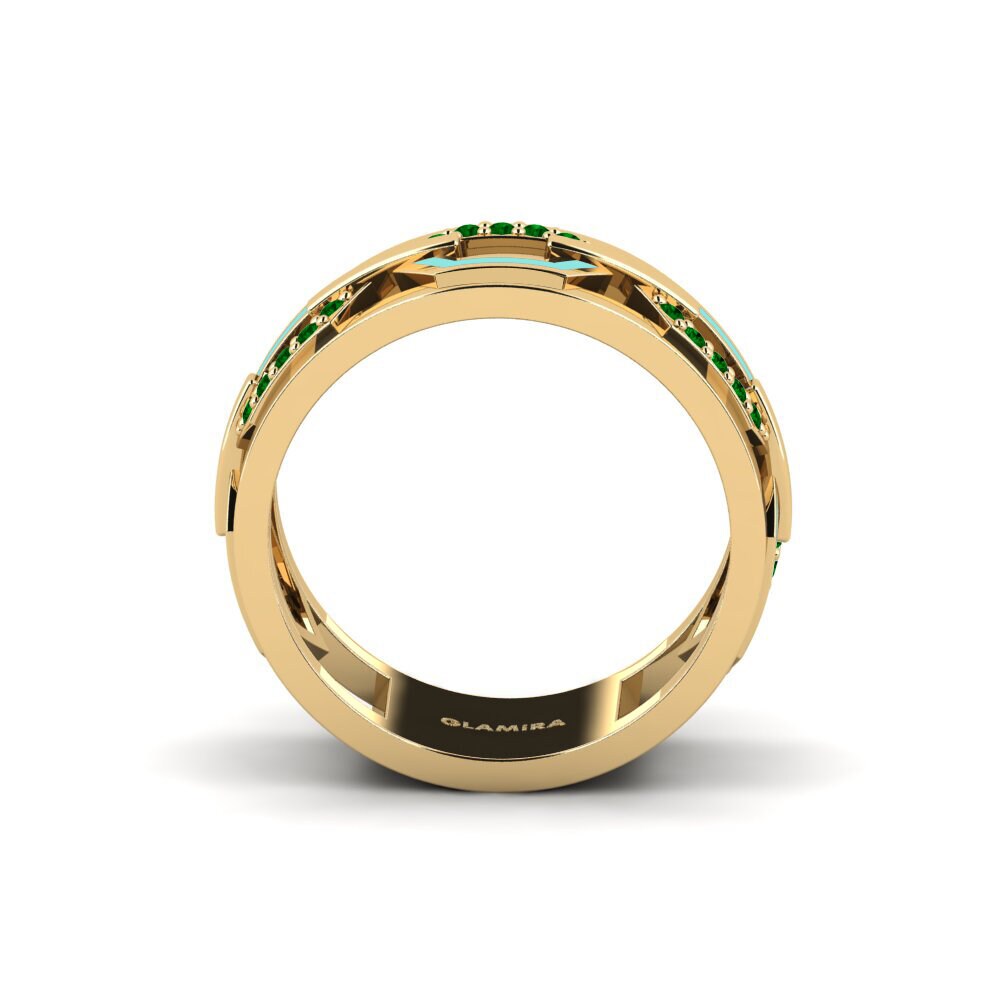 Zircônia Verde Anel Cendre