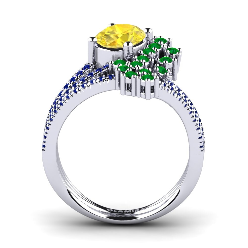 Yellow Sapphire Ring Cenedra