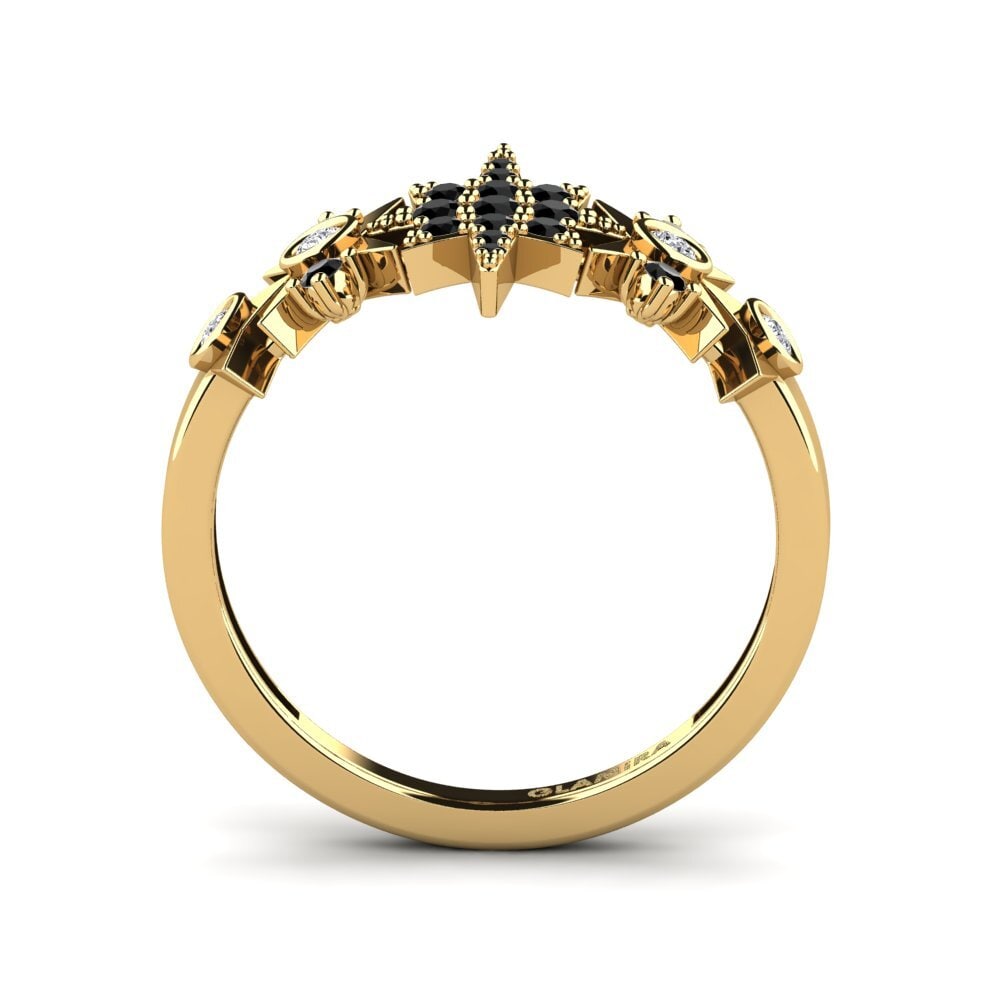 Saphir noir Bague Centaurus