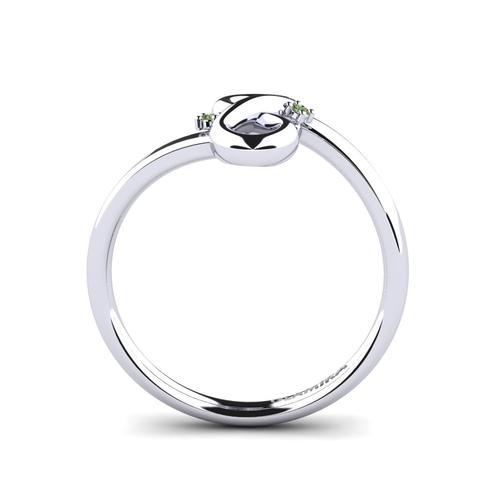 Green Diamond Ring Certtan