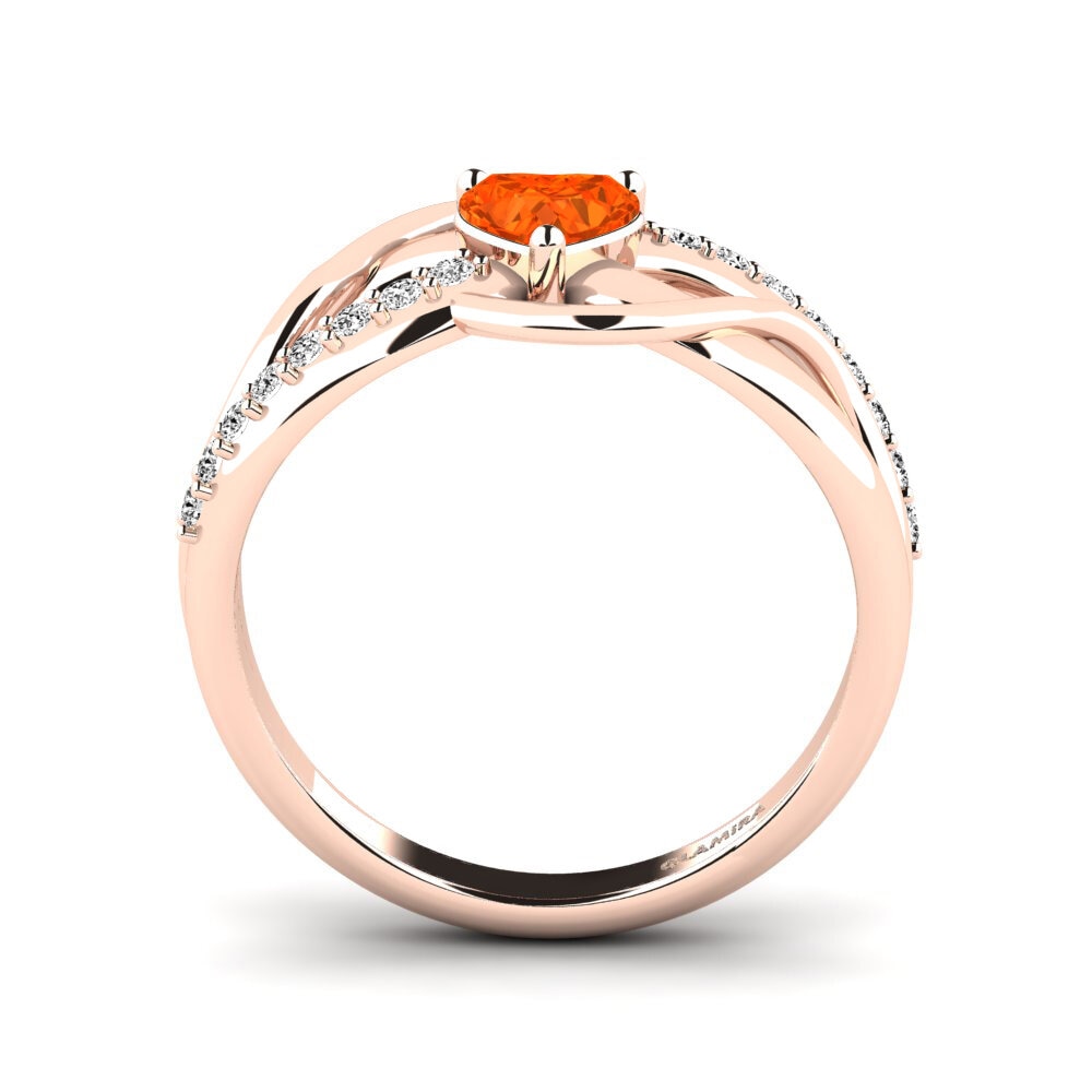 Ópalo Fuego Anillo Cgani