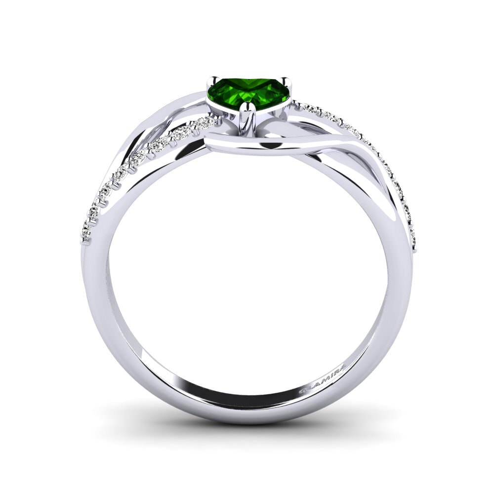 Green Tourmaline Ring Cgani