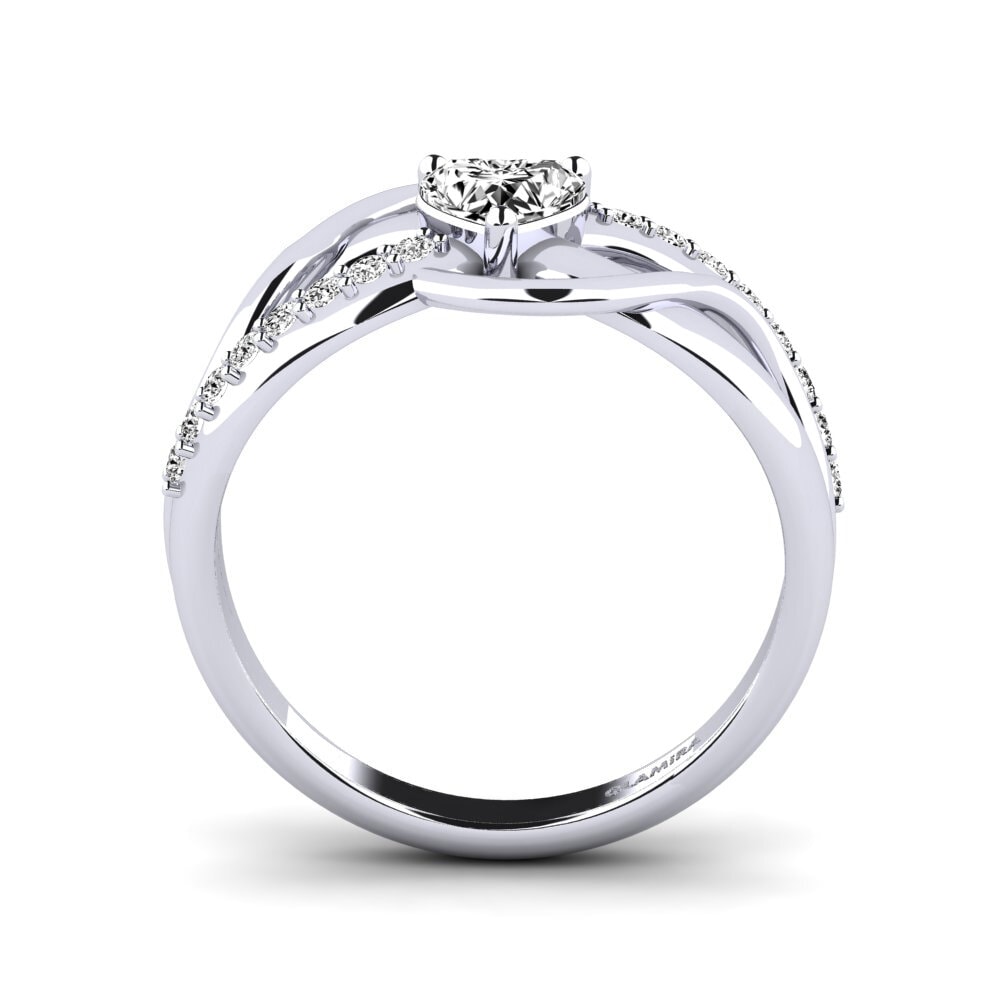 Moissanita Anillo Cgani