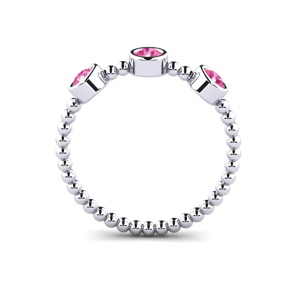 Pink Sapphire Engagement Ring Chantr