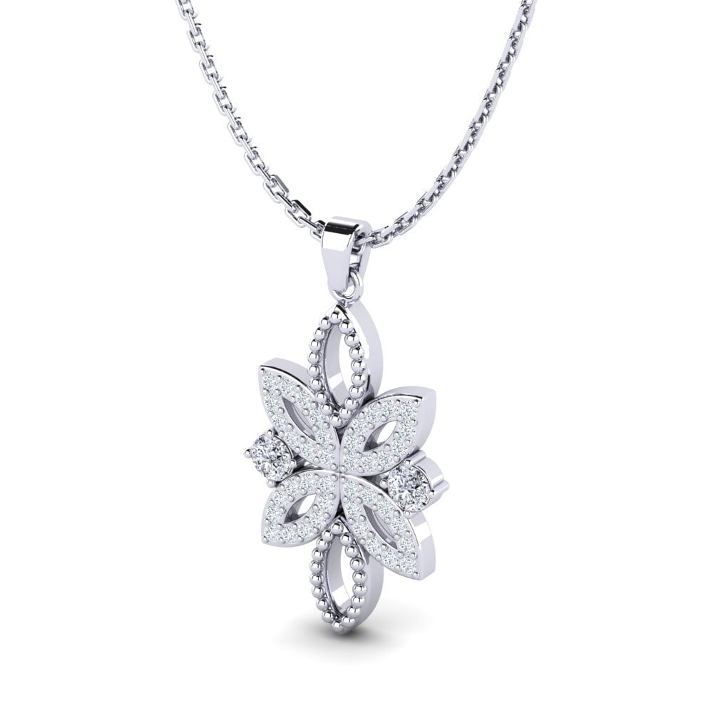 Compre Colgante de Mujer Chantre en corte Redondo 0.14 Quilates 18k Oro ...