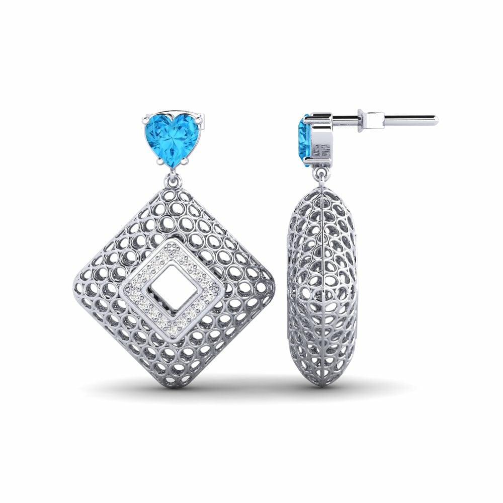 Blue Topaz Earring Chapeau