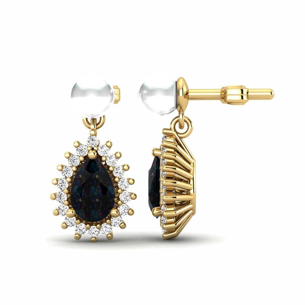 Black Opal Women's Earring Chargeura