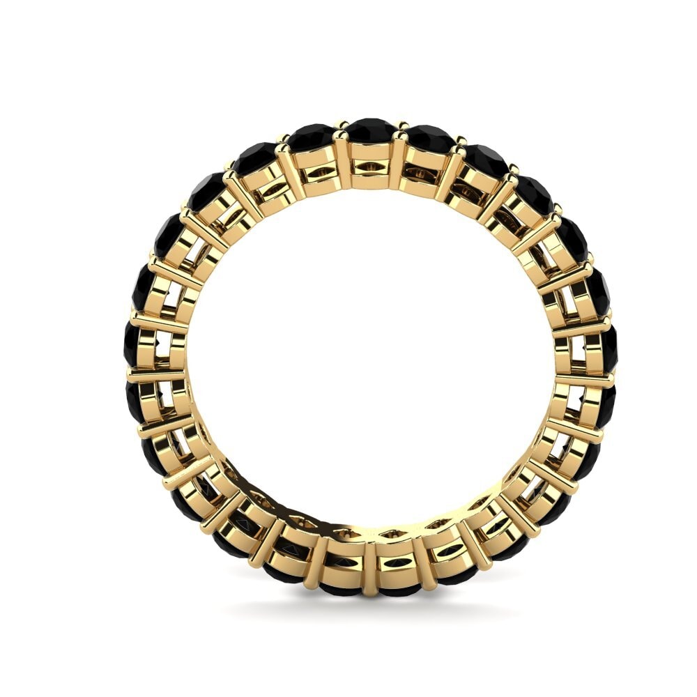 Zafiro negro Anillo Charlott