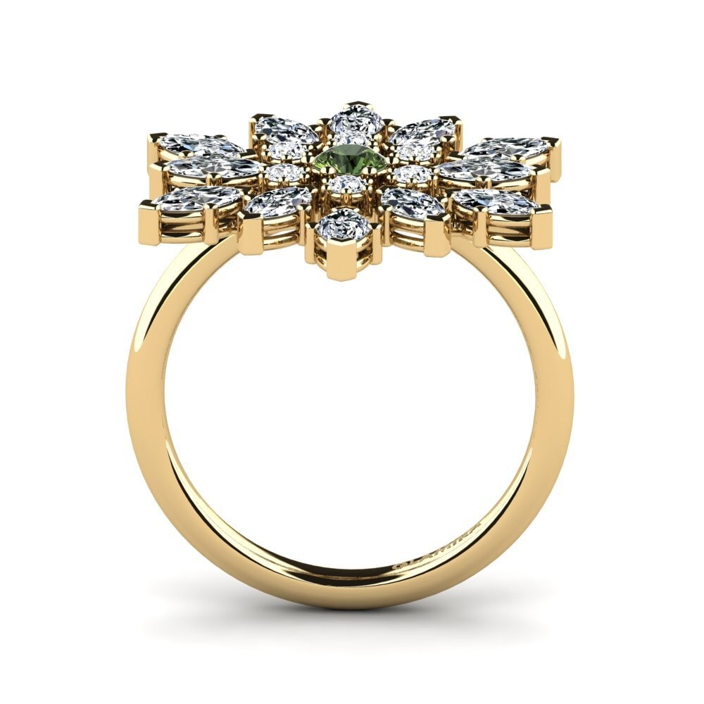 Green Sapphire Ring Chayenne