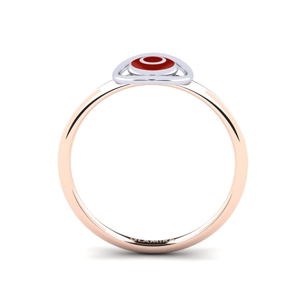 375 Rot & Weißgold Ring Cheraw