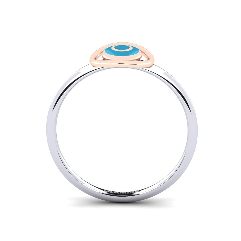 750 Weiß & Rotgold Ring Cheraw
