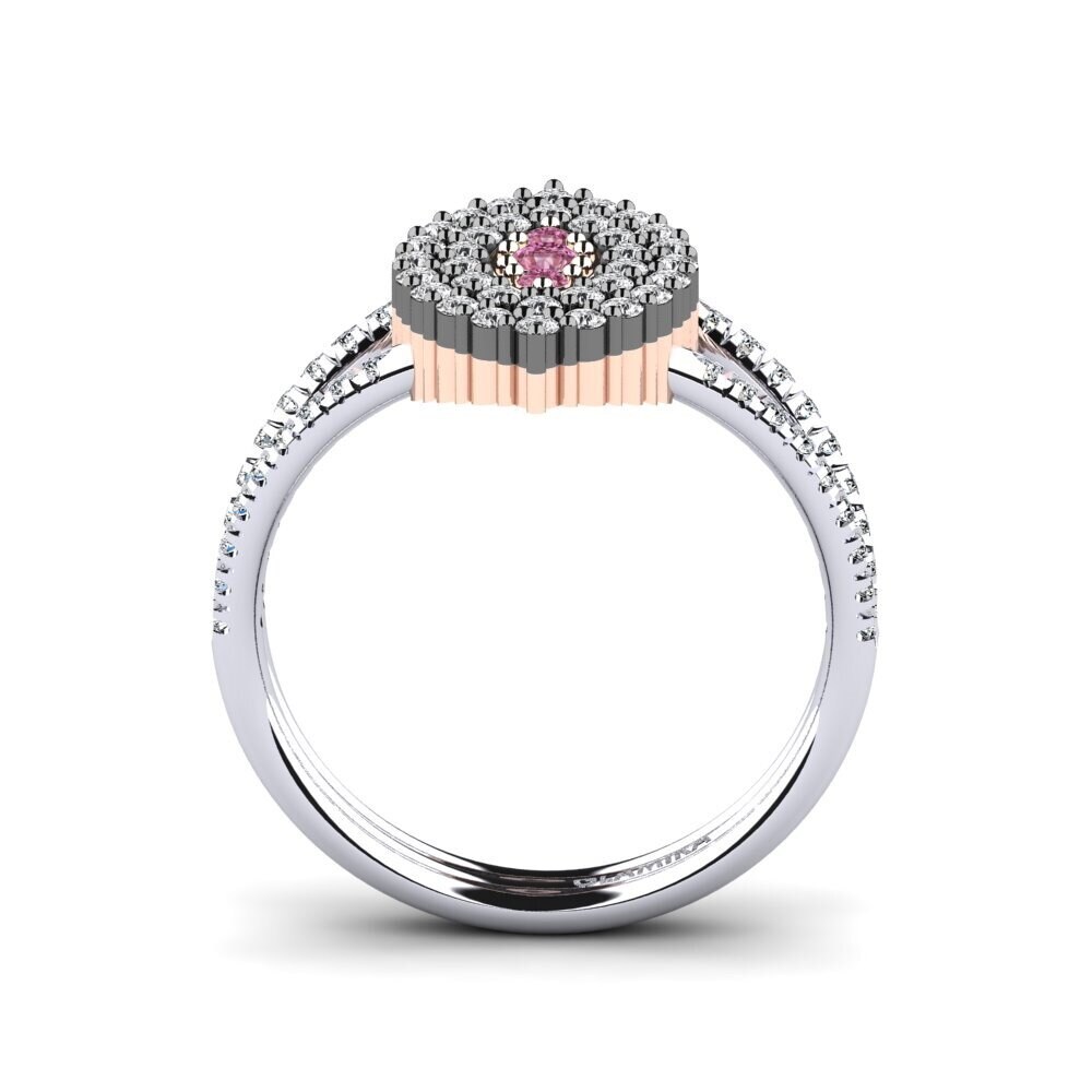 Rhodolite Garnet Engagement Ring Chere