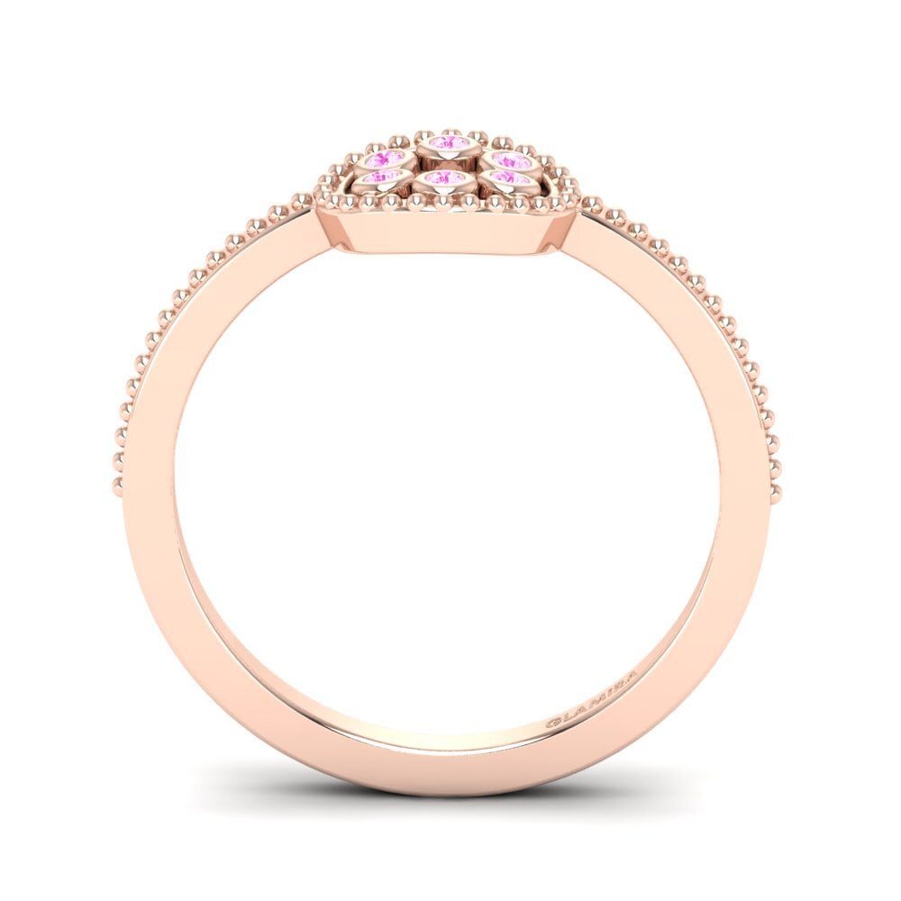 14ct Rose Gold Engagement Ring Cheren
