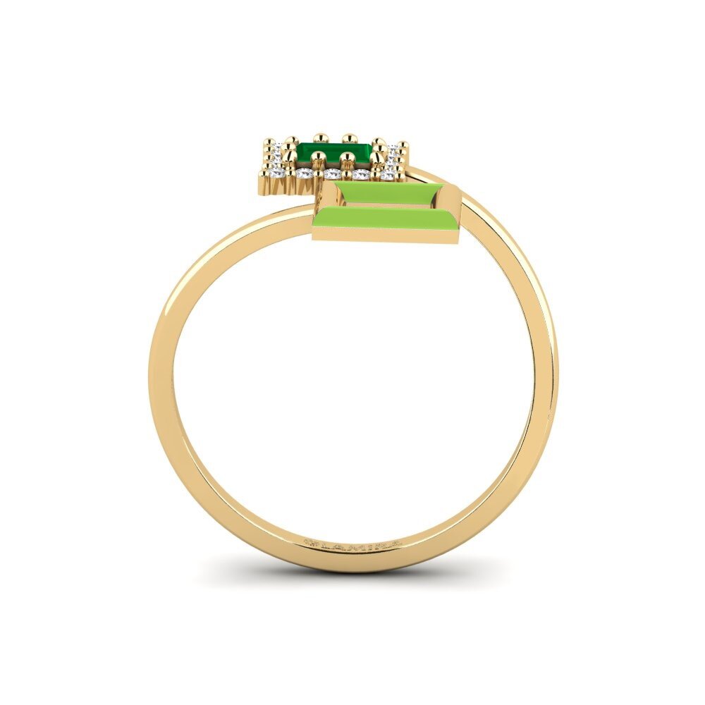Grüner Zirkonia Ring Cheswold