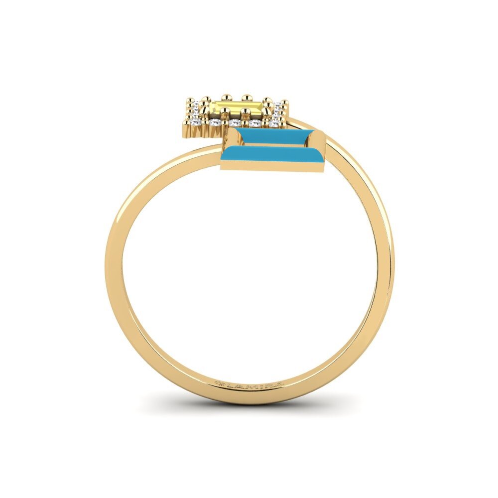 Gelber Saphir Ring Cheswold