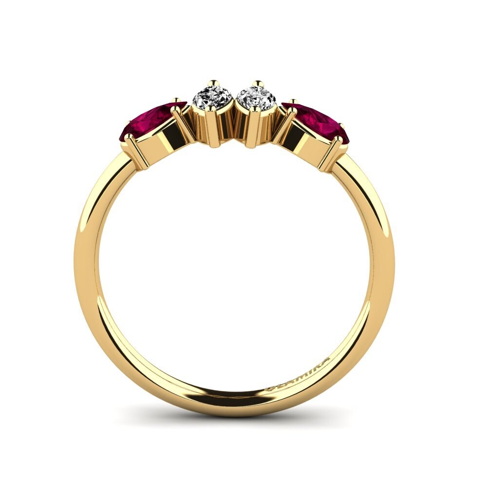 Rhodolite Garnet Ring Chevet
