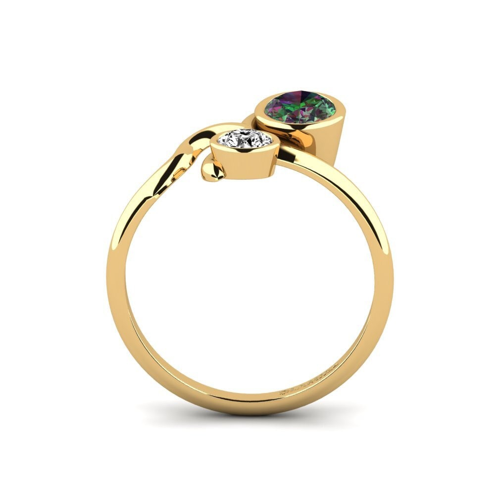 Topacio Místico Anillo Chiardy