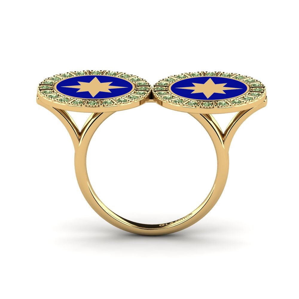 Grüner Diamant Ring Chiba