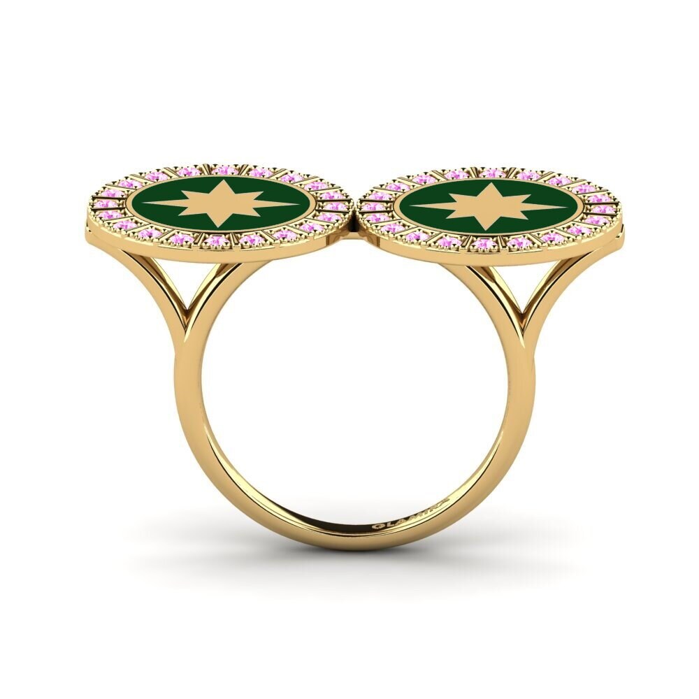 Rosa Saphir Ring Chiba