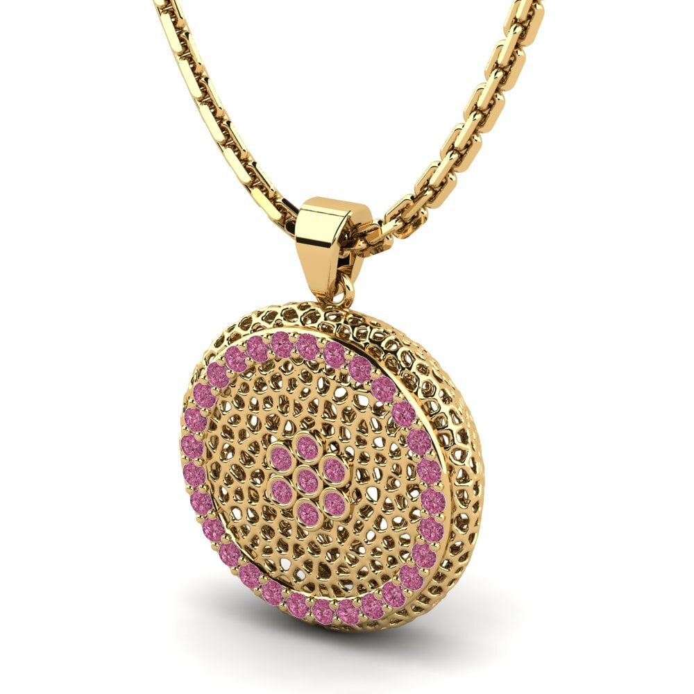 Granate Rhodolite Colgante de Mujer Chiromancie