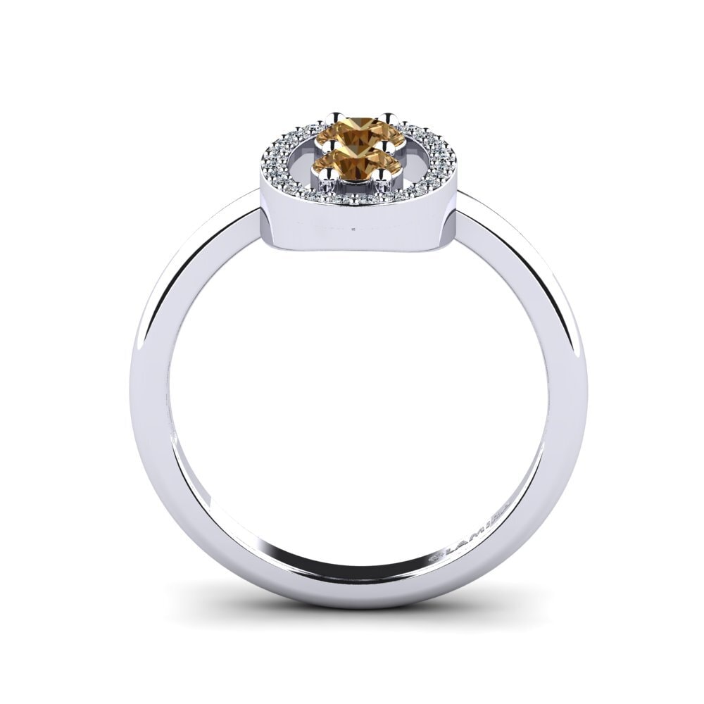Diamante café Anillo Choric