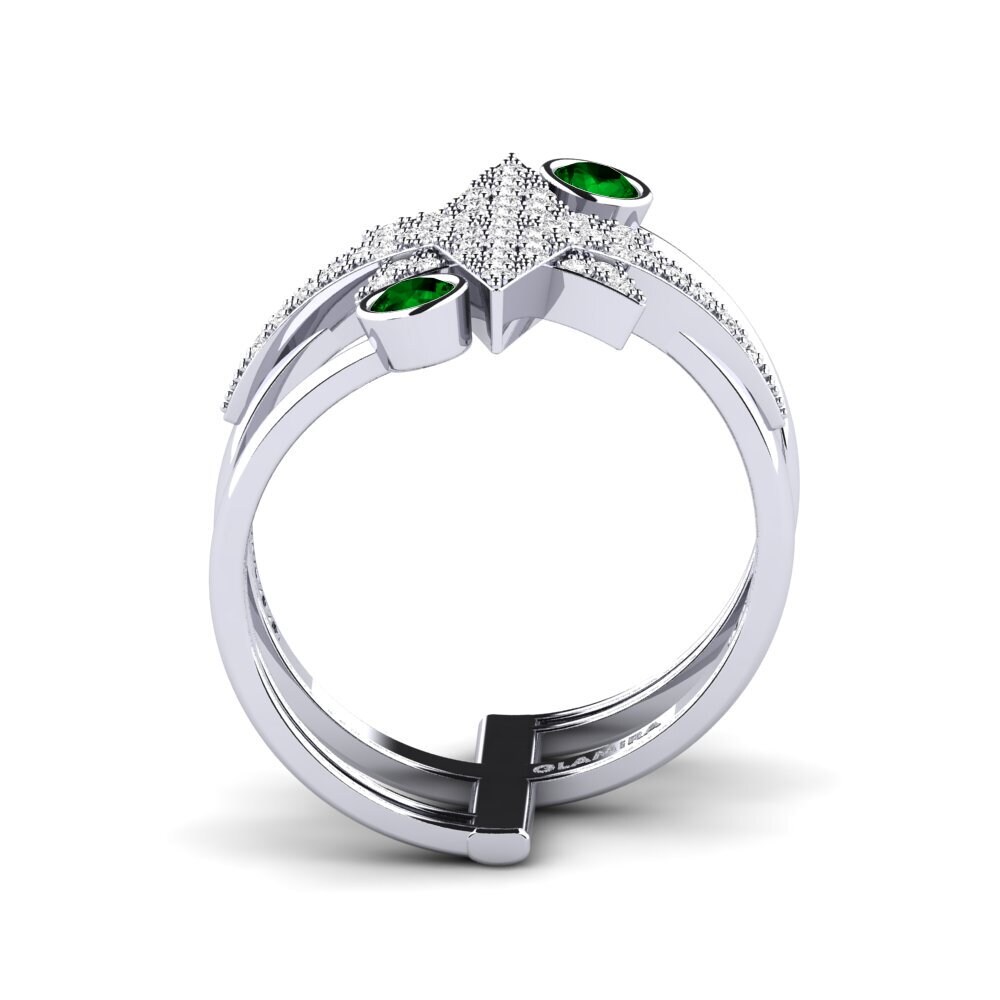 Circonita Verde Anillo Chort