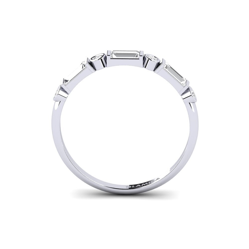 Weißer Saphir Ring Churn